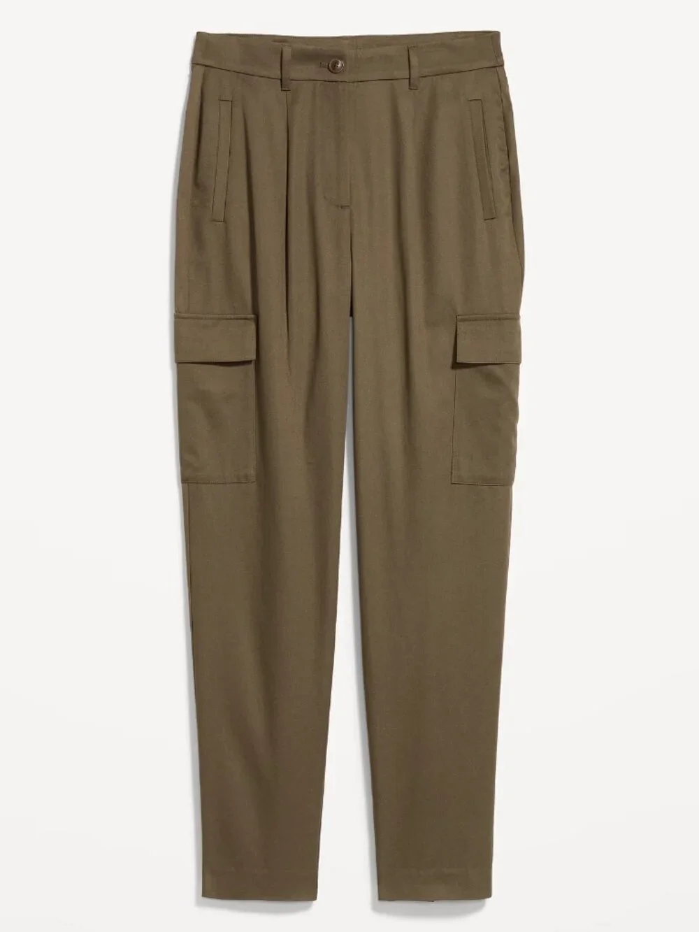 2/$30 Old Navy Extra High-Waisted Taylor Cargo Pants Reishi Brown Small #A3286